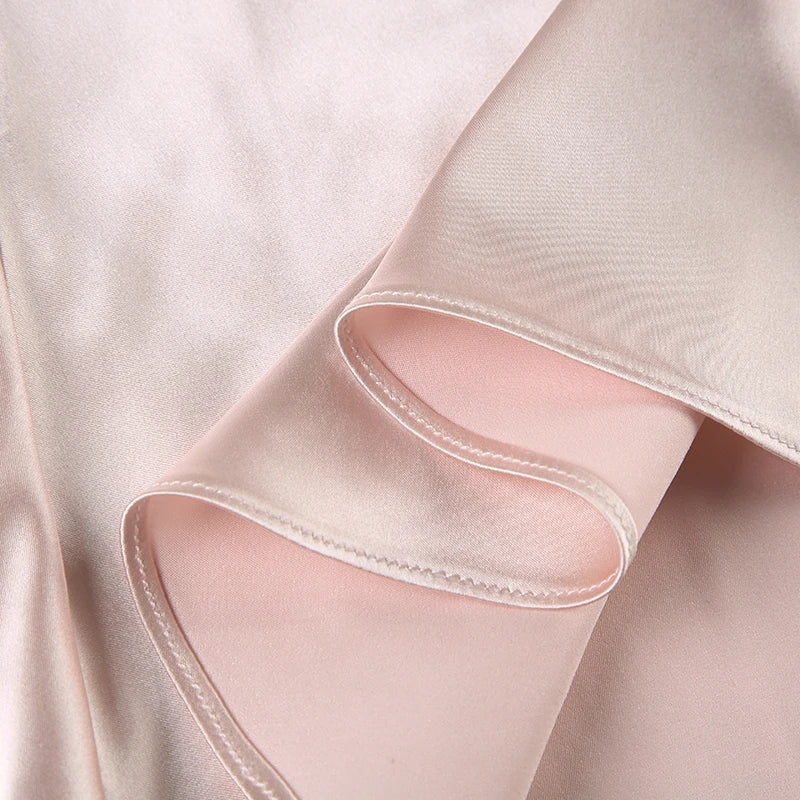 Kawaii Bandage Lace Pink Camisole Women Sexy Sweet Patchwork Satin Crop Tops with Slit Summer y2k Vintage Tank Tops Cute