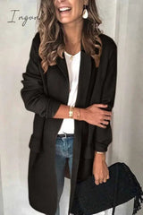 Ingvn -  Solid Color Long Sleeve Tops(5 Colors)
