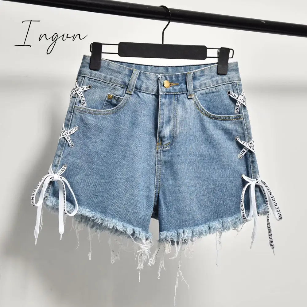 Ingvn - 2 Pieces Shorts Sets Summer Sweet Korean Off Shoulder Tops And Shorts 2 Pieces Sets Women Clothing Two Pieces Outfits Plus Size
