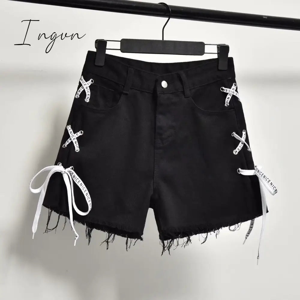 Ingvn - 2 Pieces Shorts Sets Summer Sweet Korean Off Shoulder Tops And Shorts 2 Pieces Sets Women Clothing Two Pieces Outfits Plus Size