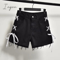 Ingvn - 2 Pieces Shorts Sets Summer Sweet Korean Off Shoulder Tops And Shorts 2 Pieces Sets Women Clothing Two Pieces Outfits Plus Size