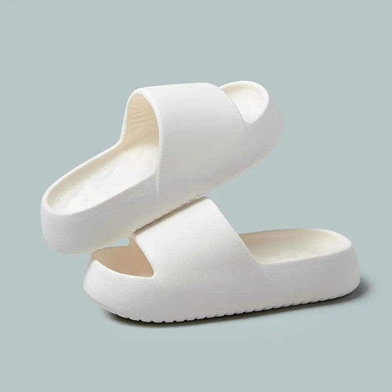 Ingvn  Eva Soft Sole Chunky Platform Slippers Women  Summer Thick Sole Cloud Slides Beach Sandals Woman Non-Slip Outdoor Flip Flops