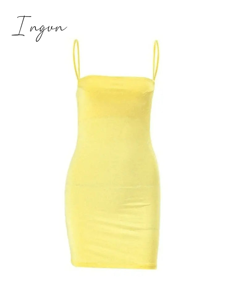Y2K Bodycon Slip Mini Dress
