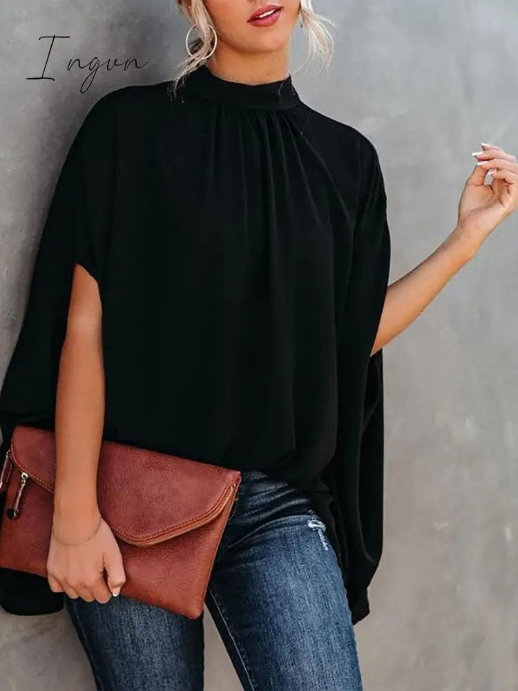 Ingvn - Summer Short Sleeve Loose Top Femme Blouse Women Fashion Casual Womens Tops And Blouses Ladies Print Shirt Shirts Elegant