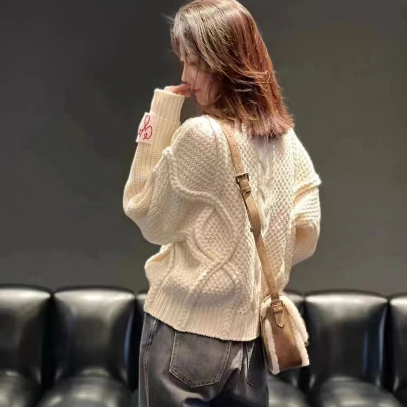 INGVN  Luxury Design Patchwork Fluffy Crossbody Bag Casual Women Vintage Trendy Handbags Streetwear Fashion Y2k Aesthetic Shoulder Bags