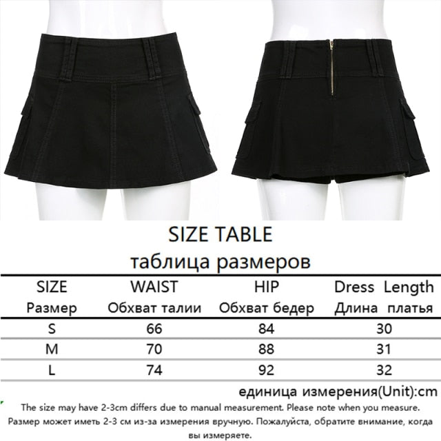 Streetwear Denim Mini Skirts Women Harajuku Vintage Casual Hight Waist Sexy Lady Clubwear Kawaii Clothes Short Skirts