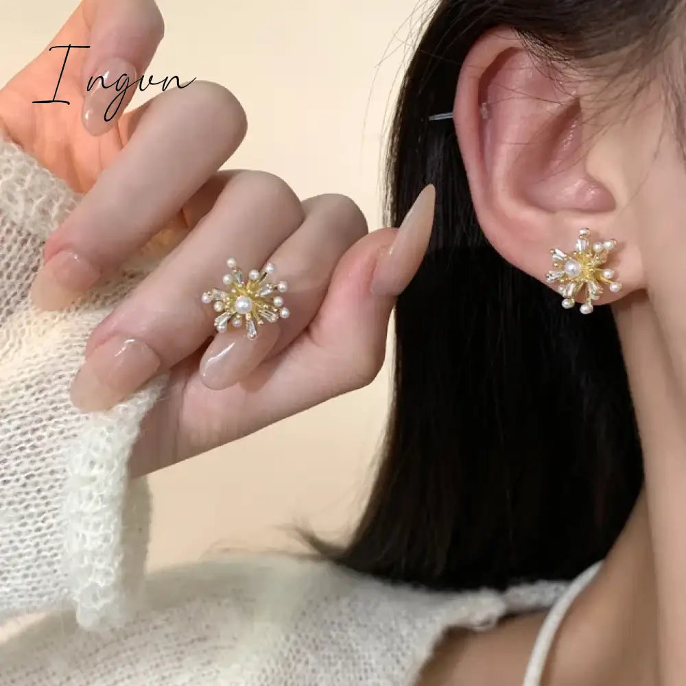 Moving Santa Claus Tassel Dangle Earrings For Women Christmas Tree Snowflake Asymmetric Long Chain Earring New Year Jewelry Gift
