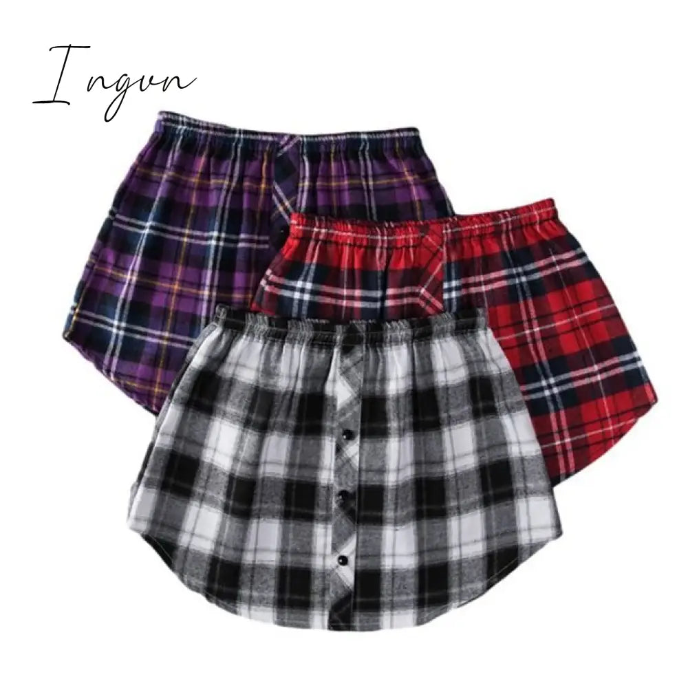 Ingvn - Spring Outfits New Style Womens Fake Shirts Hem Underskirts Elastic High Waist Split Half Slips Skirts Hoodies Sweaters Extender Hemline