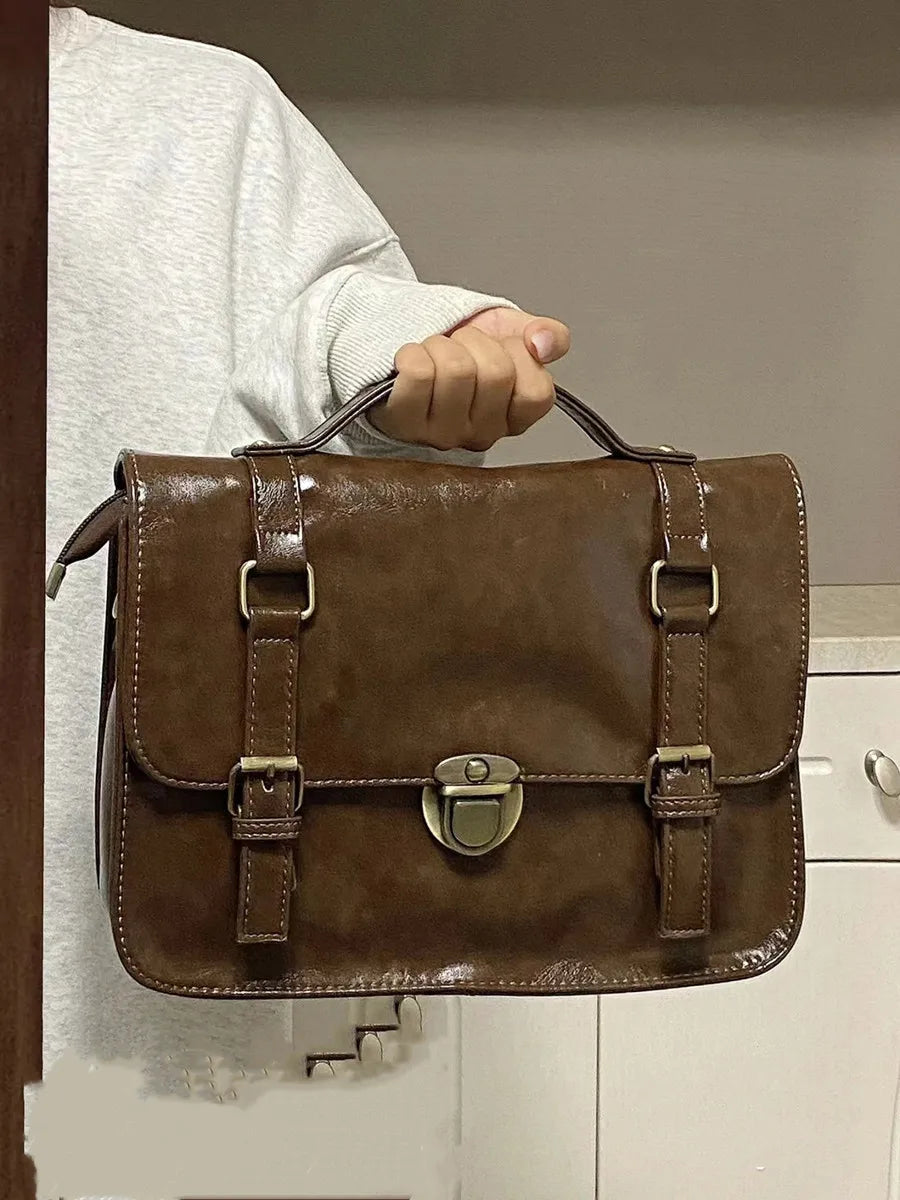 INGVN  Japanese Students Vintage Women Handbags Crossbody Streetwear Preppy Y2k Fashion Messenger Bag Trendy All Match Casual Backpacks