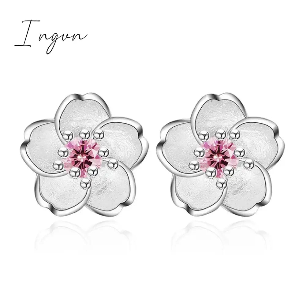 Crystal Zircon Snowflake Stud Earrings For Women Shiny Rhinestone Charm Earring Girls Christmas New Year Birthday Jewelry Gifts
