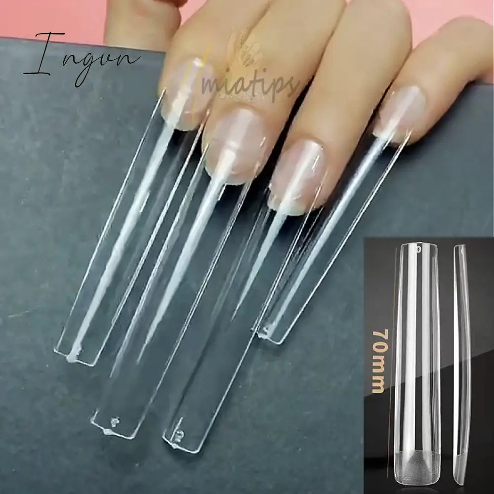 5Xl Extreme Long Stiletto Nails Full Cover Nails Artificial Acrylic False Nail Tips Press on Manicure Tool Accessories