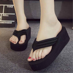 Summer Sandals Women T-strap Flip Flops Thong Sandals Designer Elastic Band Ladies Gladiator Sandal Shoes