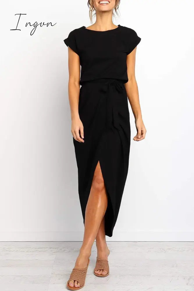 Ingvn -  After Midnight Ankle Length Midi Dress(4 Colors)