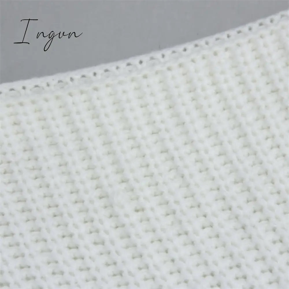 Ingvn - The hottest ladies casual off-shoulder lantern sleeve knitted sweater dress