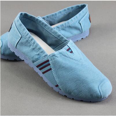 Summer New Style  Women's Singles Shoes Old Beijing Cloth Shoes Denim Canvas Shoes +Pure hand embroidered insole
