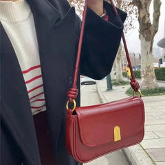 INGVN  All Match Ins Vintage Fashion Shoulder Bags Office Lady Korean Chic Simple Handbags Elegant Y2k Women Retro Casual  Underarm Bag