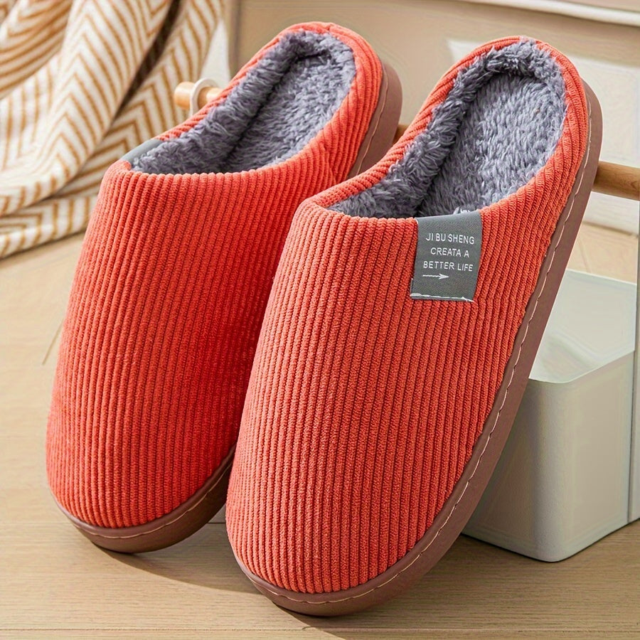 Cozy Plush Slippers - Soft, Warm, and Comfortable Indoor Shoes with Slip-Resistant Soles for Home, Lounge, and Relaxation - Perfect for Cold Winter Days