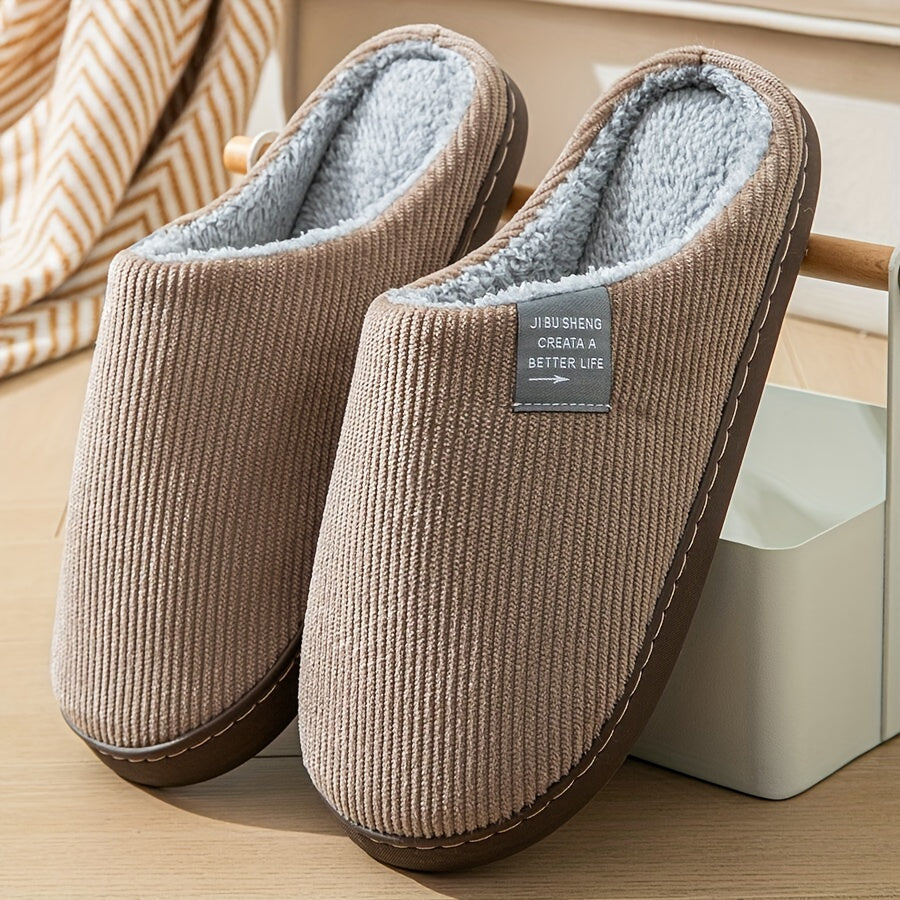 Cozy Plush Slippers - Soft, Warm, and Comfortable Indoor Shoes with Slip-Resistant Soles for Home, Lounge, and Relaxation - Perfect for Cold Winter Days