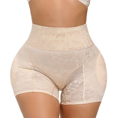 High Waist Trainer Body Shaper Panties Hip Butt Padded Panty Butt Lifter Hip Enhancer Thick Waistband Lace Shapers Women