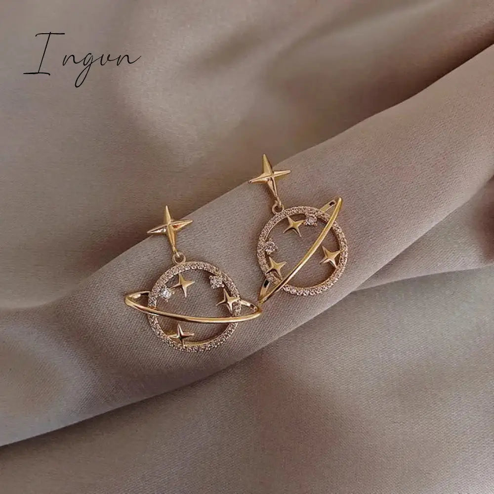 Hot Sale Exquisite Luxury Zircon Stud Earrings For Women AAA Zircon Shiny Rhinestone Geometrical Earring Party Wedding Jewelry