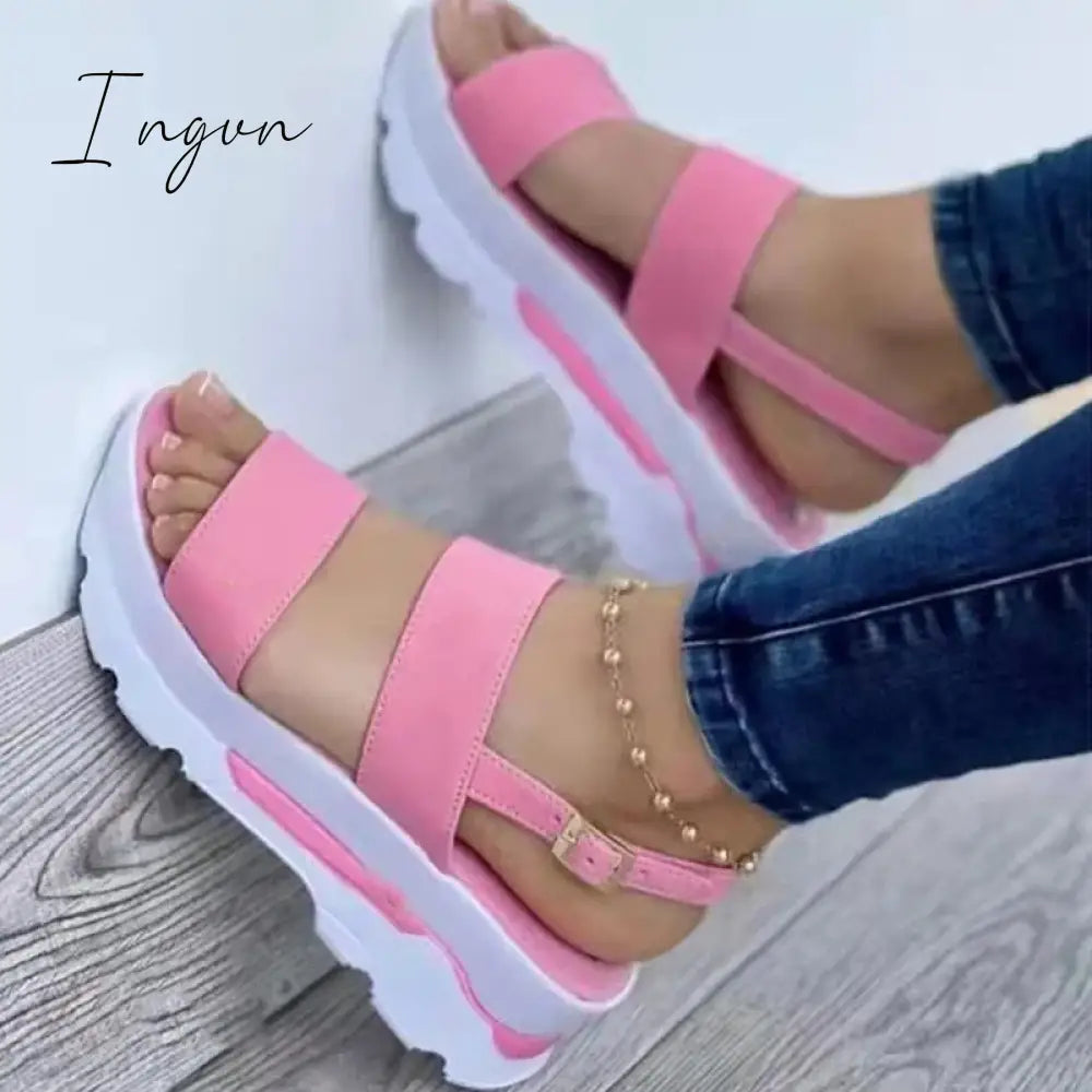 Women Sandals Women Heels Sandals With Platform Shoes Summer Sandalias Mujer Casual Wedges Shoes For Women Elegant