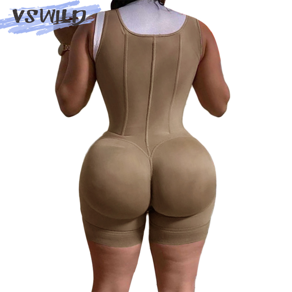 Voguable Breasted Lace Butt Lifter High Waist Trainer Body Shapewear Women Fajas Slimming Underwear with Tummy Control Panties