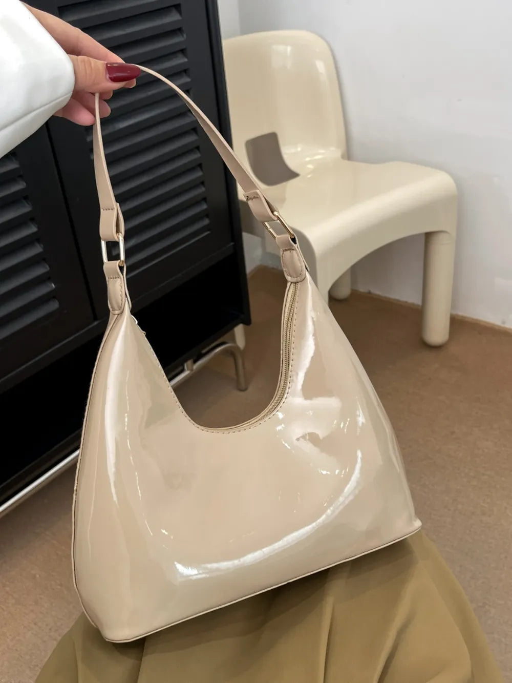 Mirror Surface Shoulder Bag