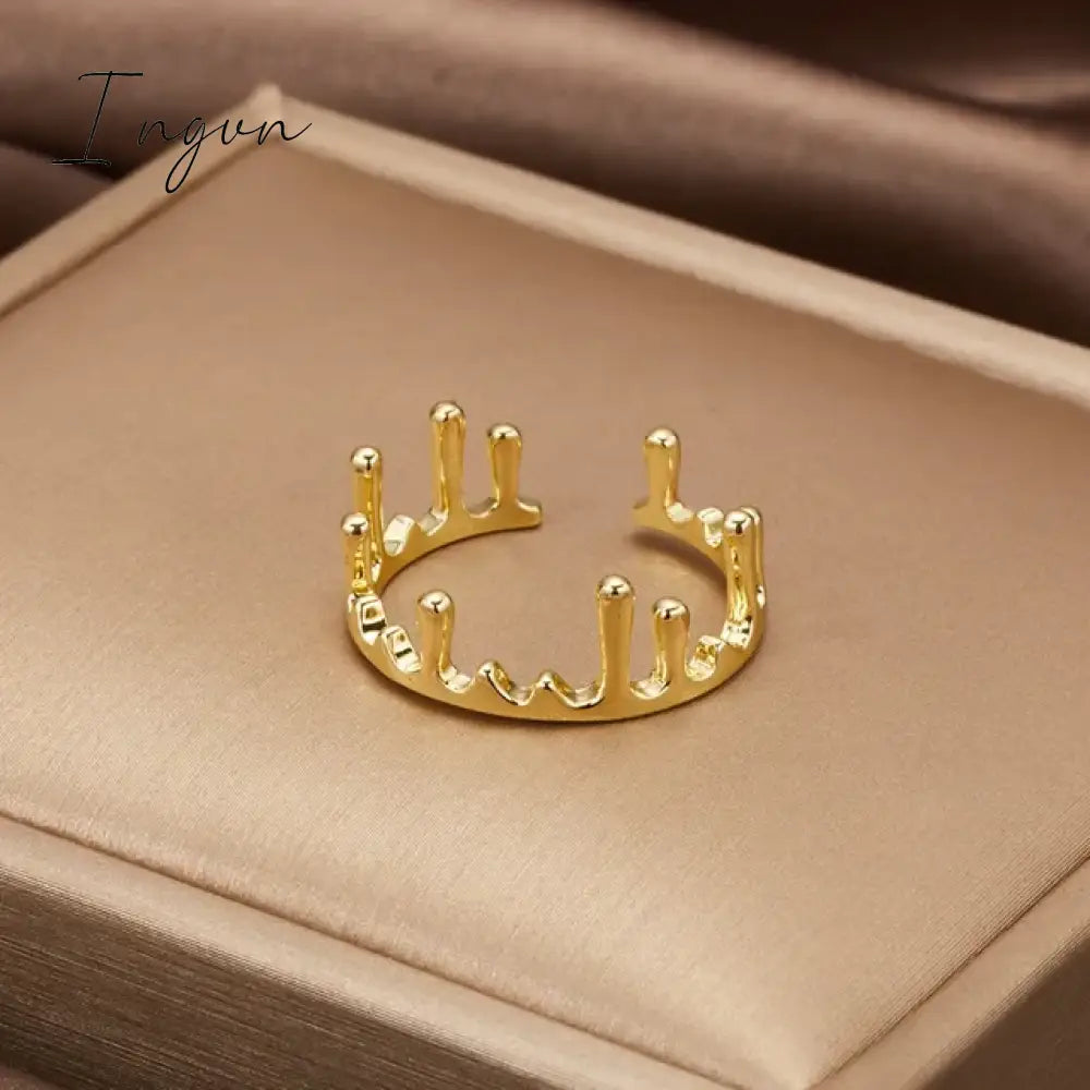 New Fashion Butterfly Rings Shiny Cubic Zirconia Leaves Geometric Adjustable Finger Ring Girls Minimalist Dainty Jewlery Gifts