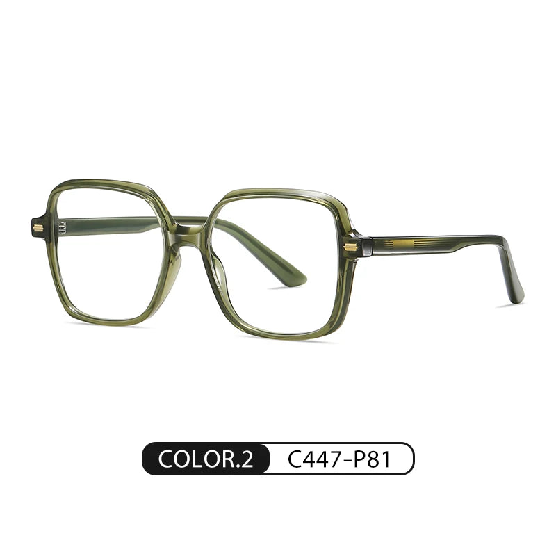 INGVN  Women Fashion Acetate Blue Light Blocking Computer Glasses Without Degrees Female Square Eyewear Spectacles Frames