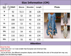 Ingvn - Summer Dress Plus Size Floral Print Irregular Hem Women Buttons Round Neck Dress Women's Clothing Sleeveless Beach Maxi Dresses