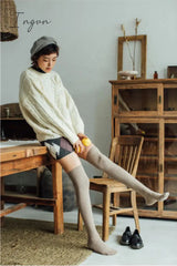 Ingvn - Autumn winter Cotton Knee-high stockings