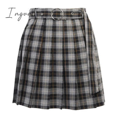 Ingvn - 90s Plaid Skirt