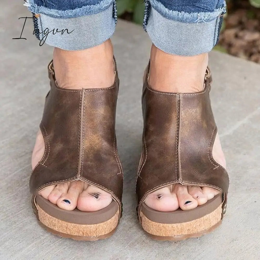 Ingvn - Women Fashion Comfy Wedges