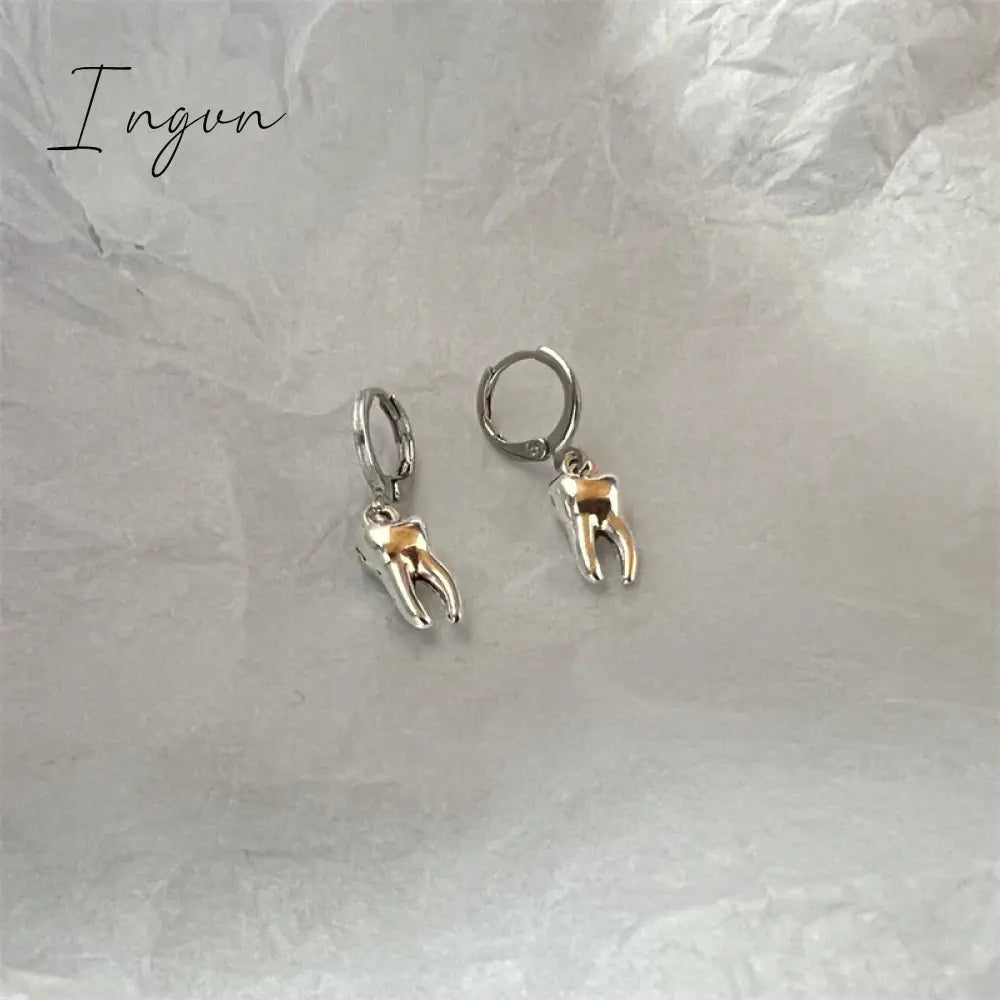 Fashion Vintage Red Heart Hoop Earrings Y2K Gothic Ear Buckle Detachable Pendant for Egirls Women Stud Aesthetic Jewelry