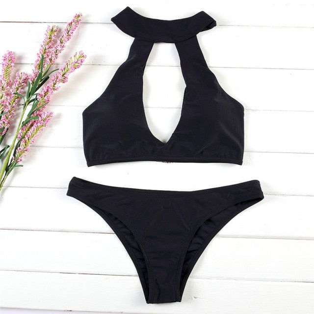 New style summer Women sexy Push-Up Padded Bra Swimsuit Beachwear stroje kapielowe damskie Bikini 2 piece Set Swimwear