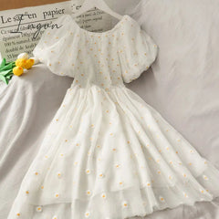Ingvn - Women Dresses Summer Sexy V Neck Floral Print Boho Beach Dress Ruffle Short Sleeve A Line Mini Dress Wrap Sundress sexy dress