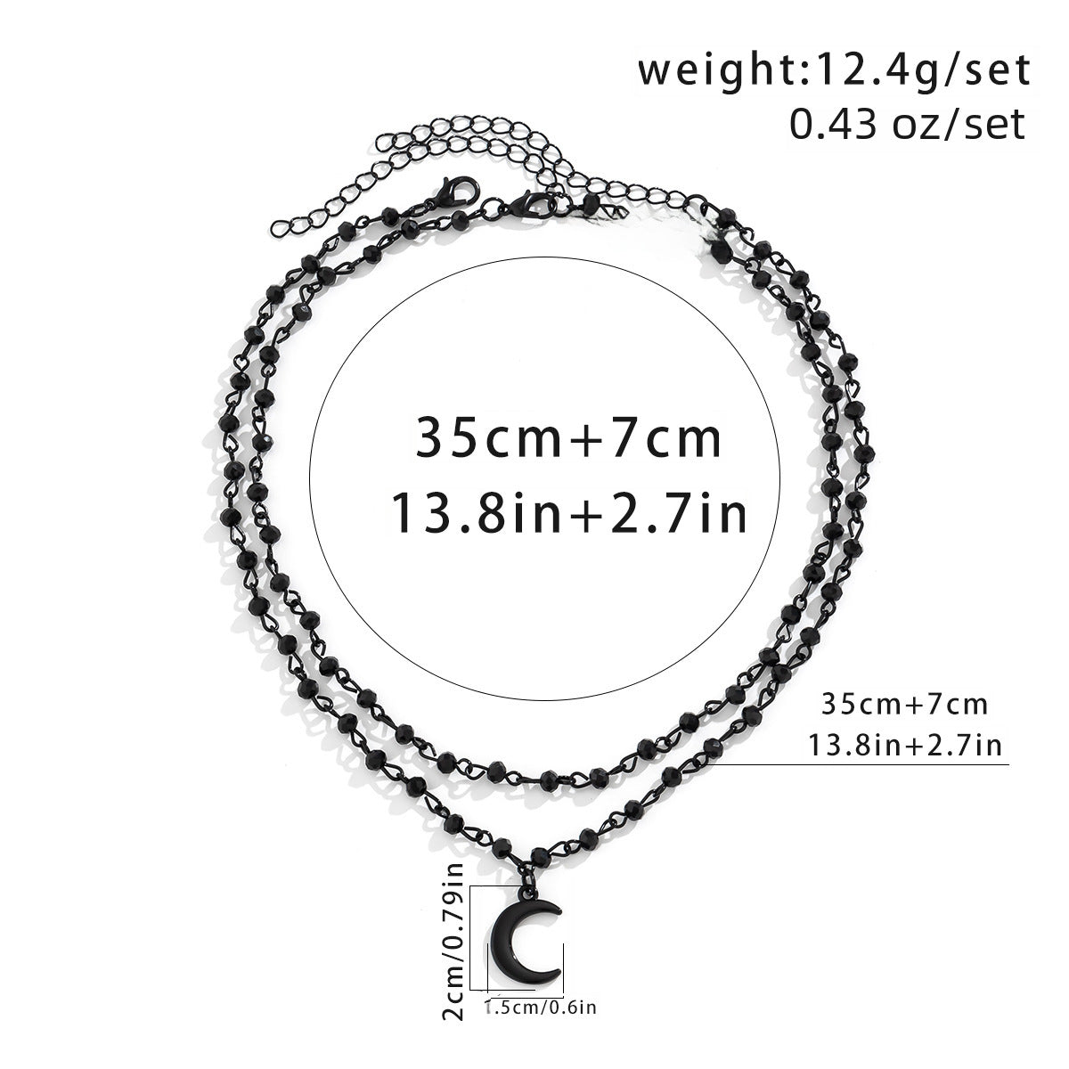 Sweet Cool Dark Single Layer Round Star Necklace Simple Unique Cross Lock Clavicle Jewelry Fashion Accessories