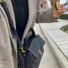 INGVN  Fashion Personality Solid Top-Handle Bag 2024 All Match Office Lady Women's Handbags Y2k Trendy Japanese Shoulder Crossbody Bags