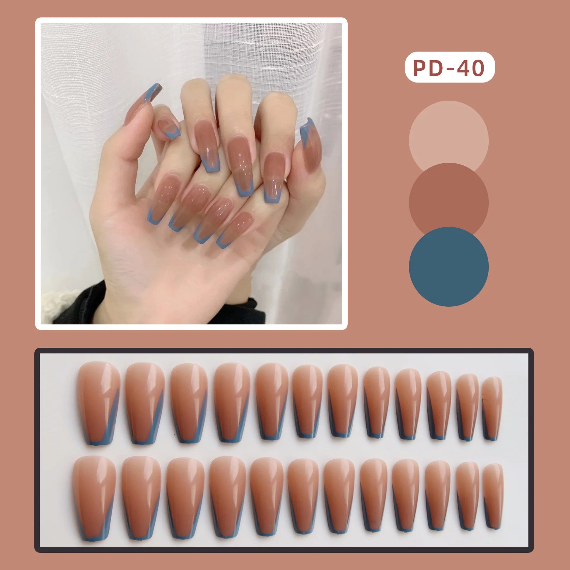 24pcs Lemon Short Wear Tips Nail False Patch Press on Nails Supplies for Professionals Artifical Fake Nails Faux Ongles Uñas