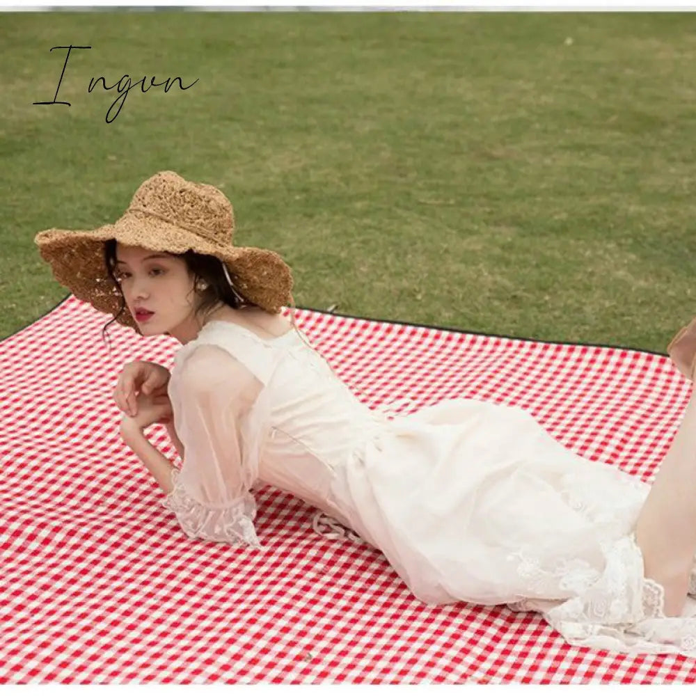 Ingvn - Vintage Retro Dress Women French Style Elegant Designer Fairy Dress Casual Slim Chiffon Party Dress  Autumn Women's Clothing