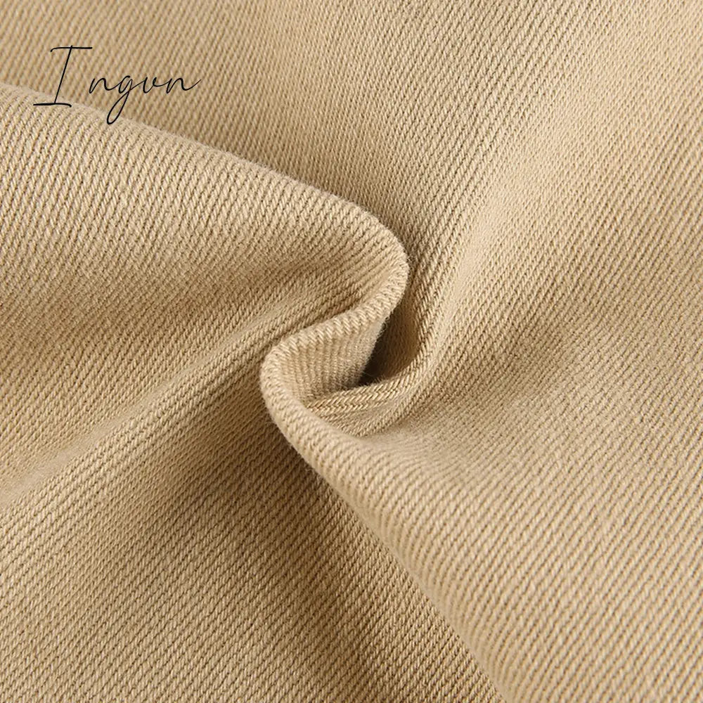 Ingvn - Women's jeans woman high waist Flared Jeans Khaki Black Brown Pants Women's pants for women clothing trouser Jean women trousers