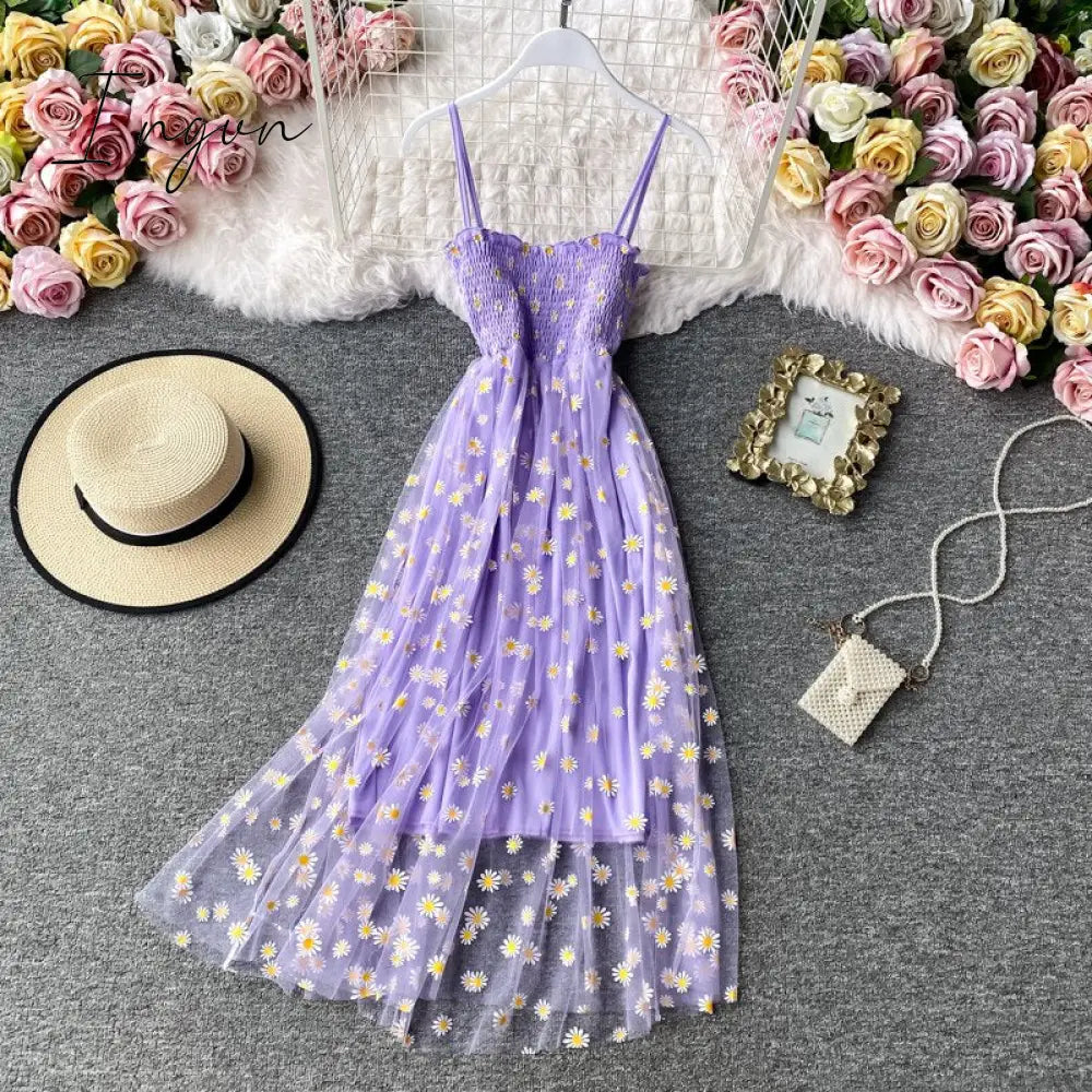 Ingvn - Women Dresses Summer Sexy V Neck Floral Print Boho Beach Dress Ruffle Short Sleeve A Line Mini Dress Wrap Sundress sexy dress