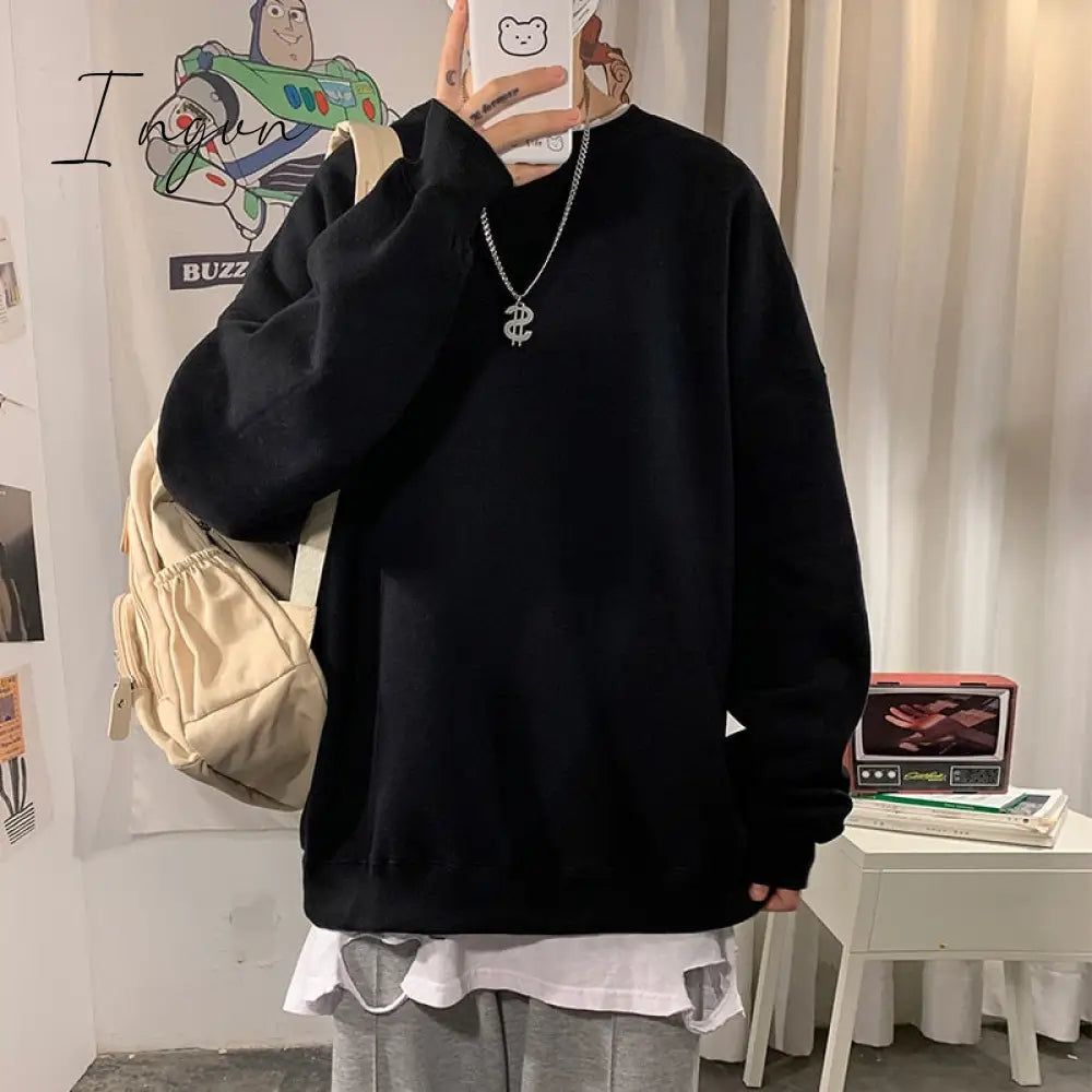 Ingvn - Women Letter Designer Love Y2k Hoodies Female Harajuku Korean Fashion Sweatshirts Girl Vintage Streetwear Hoodie