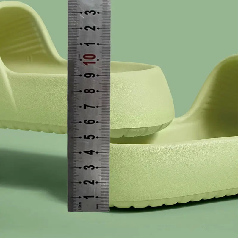 Ingvn  Eva Soft Sole Chunky Platform Slippers Women  Summer Thick Sole Cloud Slides Beach Sandals Woman Non-Slip Outdoor Flip Flops