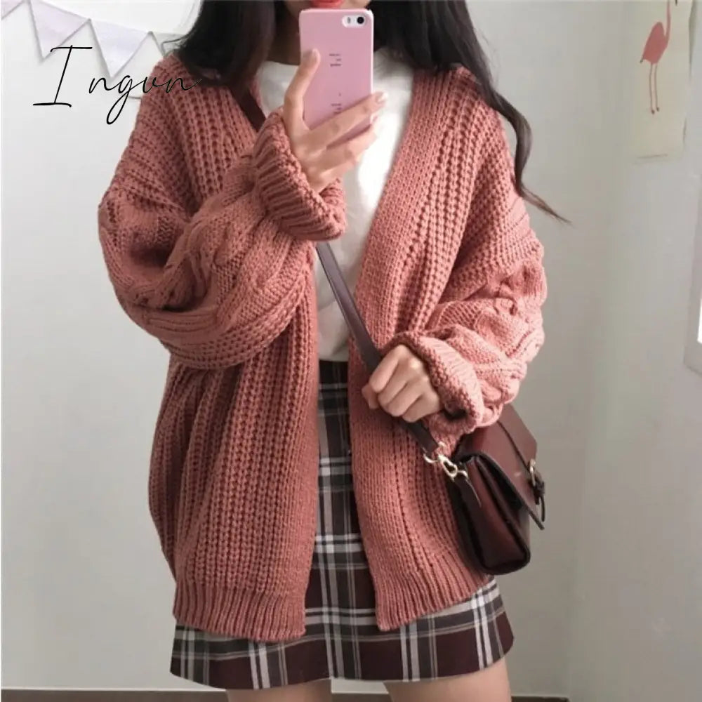 Ingvn - Warm Knit Sweater Cardigan
