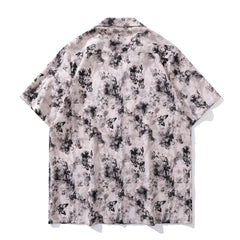 Butterfly Hawaiian Shirts Men Women Summer Beach Shirts Short Sleeve