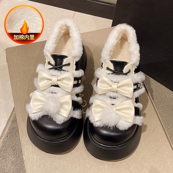 Women's Shoes Casual Shoes Spring Sneakers Platform Colorful Thick Sole Slip-on PU Winter PVC Round Toe Mixed Colors Lace-U