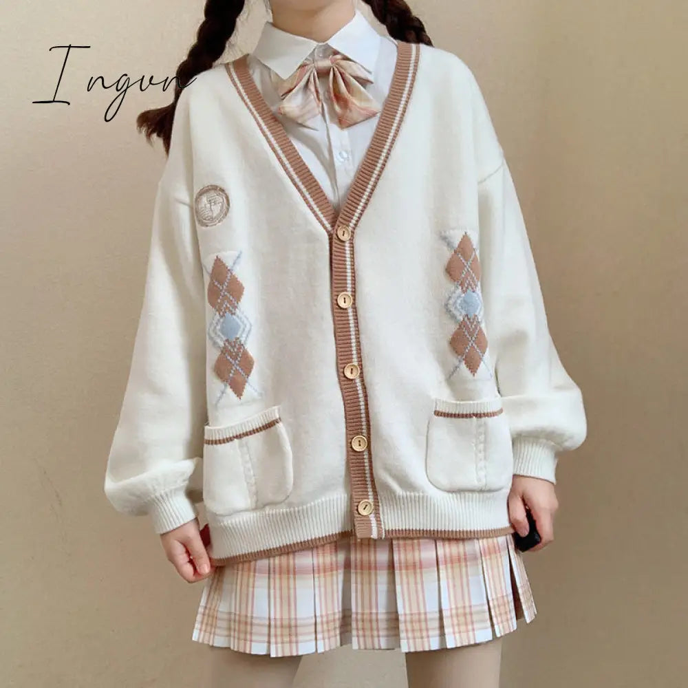 Ingvn - Autumn Sweet Women Hoodies Loose Hooded Sailor collar Cute Lace patchwork female Zip up hoodies NEW