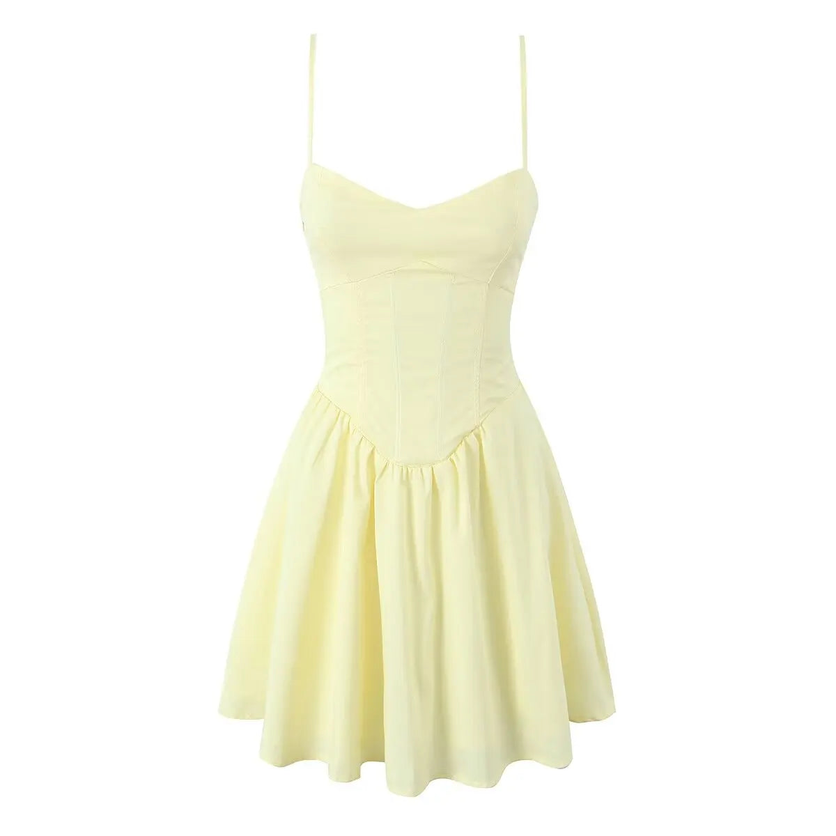 New Women Blue Elegant Party Mini Dresses Sexy Sleeveless Low Waist A-line Summer Dress Lace Up Back Robe