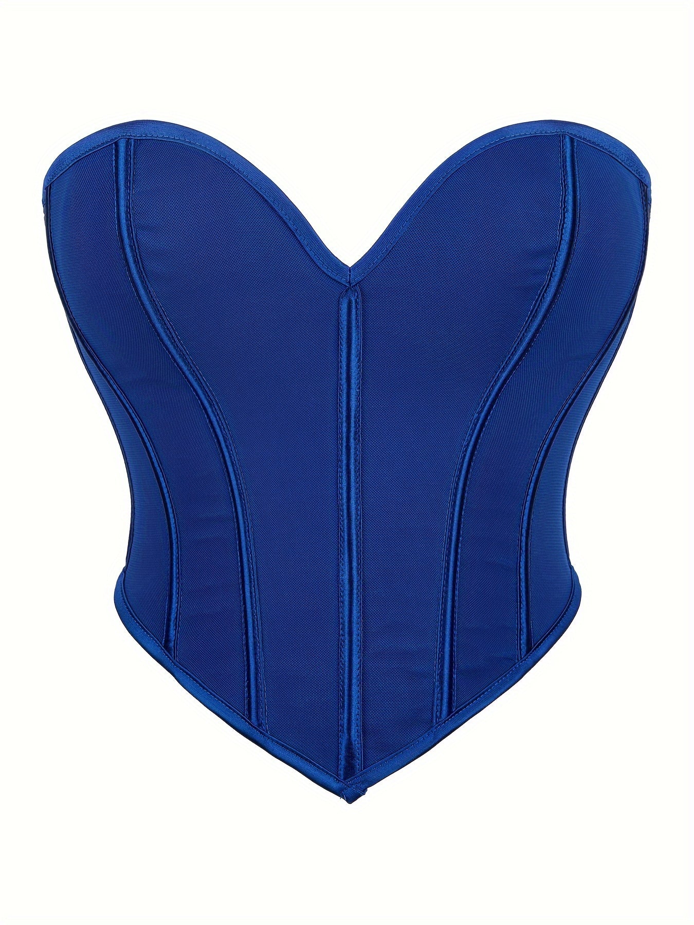 Elegant Strapless Tummy-Control Shapewear Corset | Adjustable Lace-Up | Sexy Knit Bustier | Medium Support Lingerie